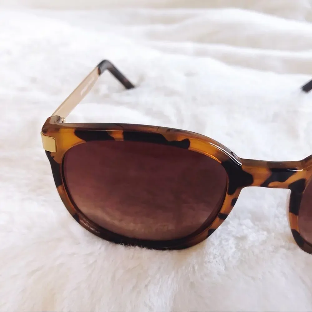 Isabel Tortoise Brown Round Fashion Sunglasses